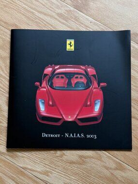 2003 NAIAS Enzo Ferrari Official Event Book - Rare Collector's Edition